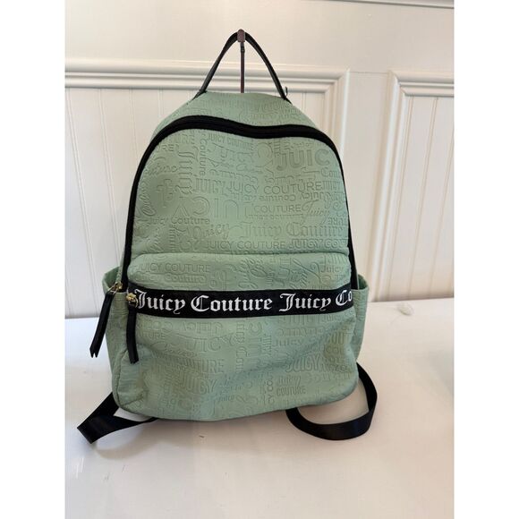 JUICY COUTURE Bag Backpack - Fresh Mint Green Excellent‎ Condition - Picture 1 of 8